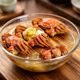Fresh Live Crabs Seafood Delicacy